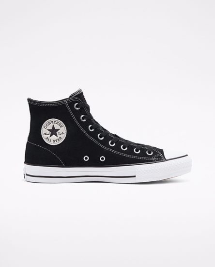 Skate Topanky Converse CONS Chuck Taylor All Star Pro Semisove Panske Čierne Biele | SK HZE5K6